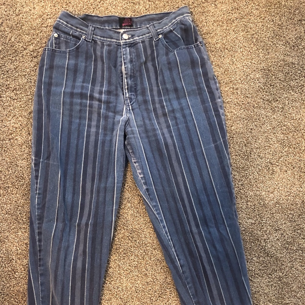 Vintage Patterned Sasson Jeans
